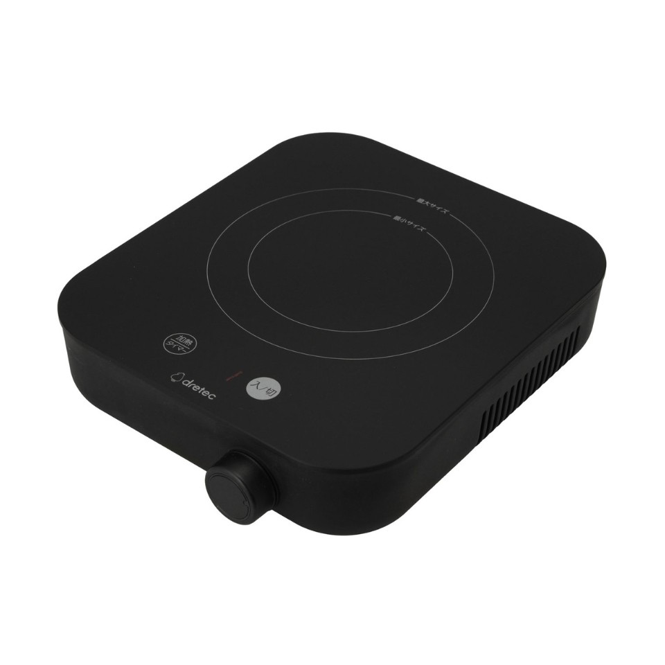 dretec ドリテック IHクッカー ピッコリスト DI-231BK ブラック 4536117048094