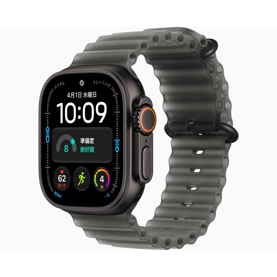 Apple Watch Ultra 4 GPS+Cellularモデル 49mm MJAY4X/A ブラック・トランスルーセントブラックオーシャンバンド