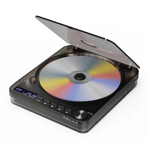 RELAX リラックス CDプレーヤー PIXEL TUNES RE-D9X01 グレー 4571627615114