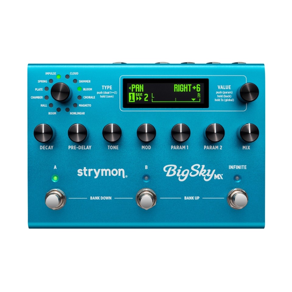 strymon ストライモン ギターエフェクター リバーブ BigSky MX 0852571008394