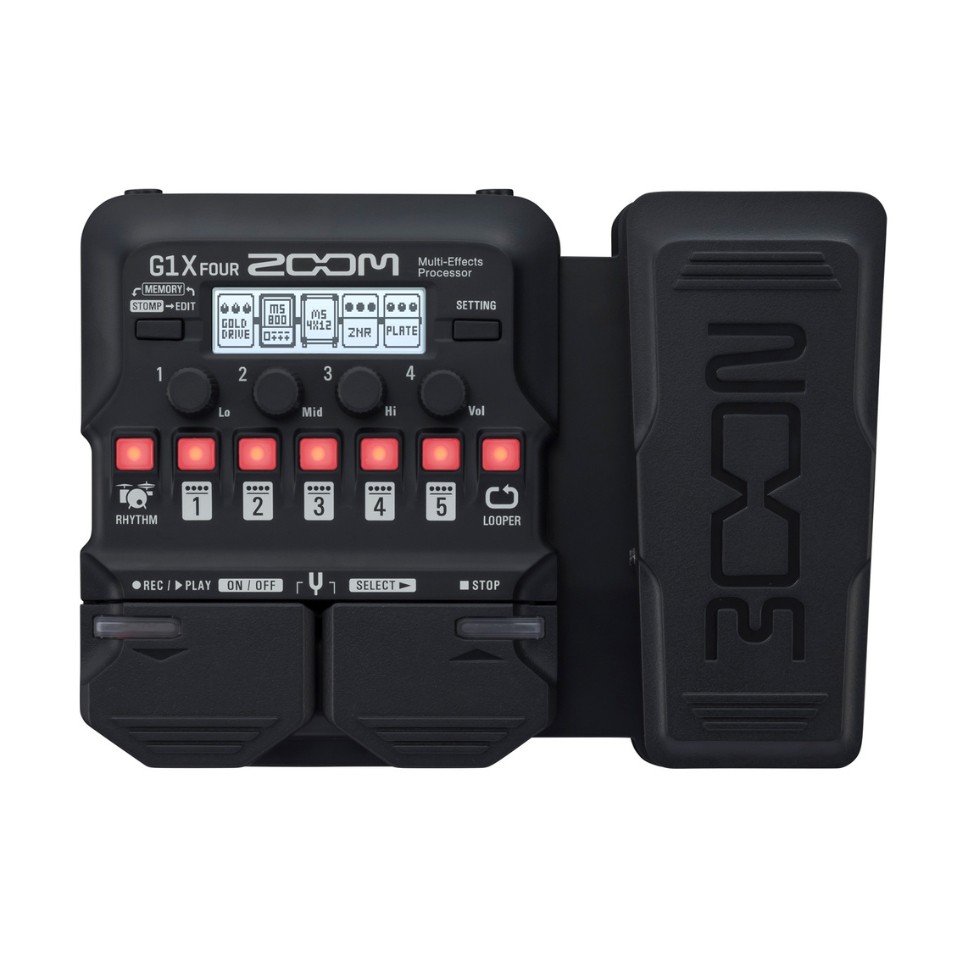 ZOOM ズーム ギターエフェクター マルチエフェクター Multi-Effects Processor G1X FOUR 4515260020256