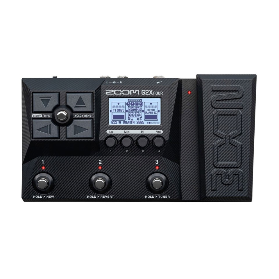 ZOOM ズーム ギターエフェクター マルチエフェクター Effects & Amp Emulator G2X FOUR 4515260027361