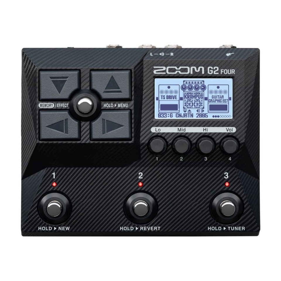 ZOOM ズーム ギターエフェクター マルチエフェクター Effects & Amp Emulator G2 FOUR 4515260027439